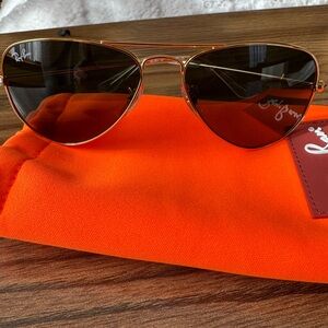 Ray Ban Junior Aviators 5106 Arista Dark green/Gold NWT